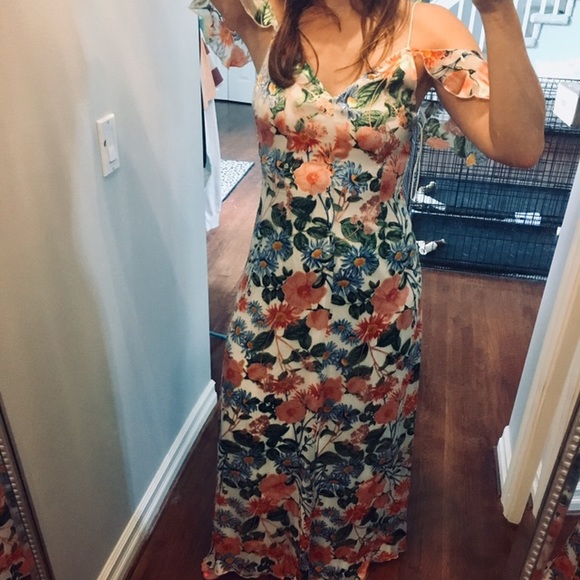 alice and olivia floral maxi dress
